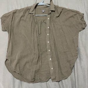 Aerie short sleeve button down
